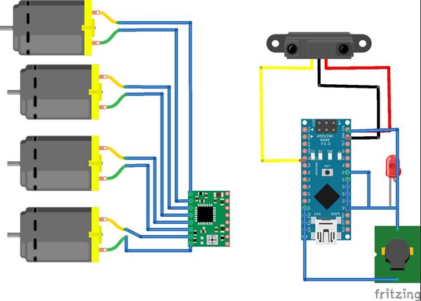 Micro store drone arduino