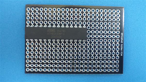 Prototype board for MCU modules and fits inside waterproof sportscam ...