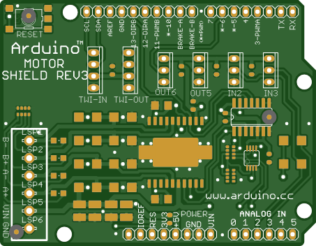 Arduino Motor Shield Rev3 - Share Project - PCBWay