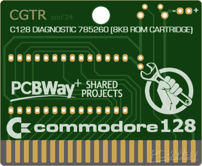 thumbnail image 2 of Commodore 128 Diagnostic Cartridge & Test Harness Set - New, Made In USA 2 of 3