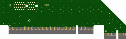 PCI Express riser for Fujitsu S900