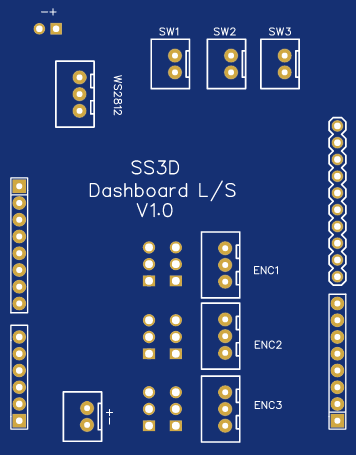 SS3D Dashboard Buttonbox Left side