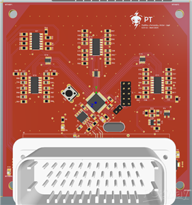 Placa Traseira (Rear Board) – Data Acquisition FSAE EV