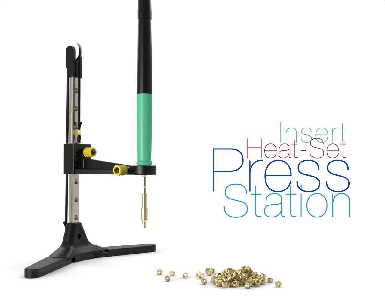 Heat Set Insert Press Station