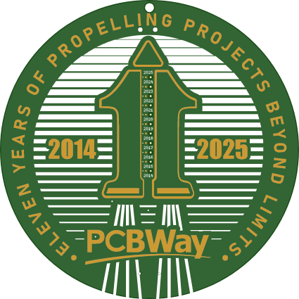 PCBWay 11th Anniversary Badge