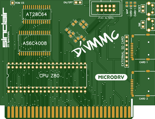 DivMMC for ZX Spectrum 512K 2 SD CARD - Share Project - PCBWay