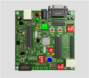 DIY 8-bit PIC microcontroller Prototype Board for Hobbyists