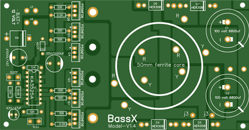 400W 12V to ±50V DC-DC Converter | High-Power Dual Supply Booster PCB for Audio Amplifier