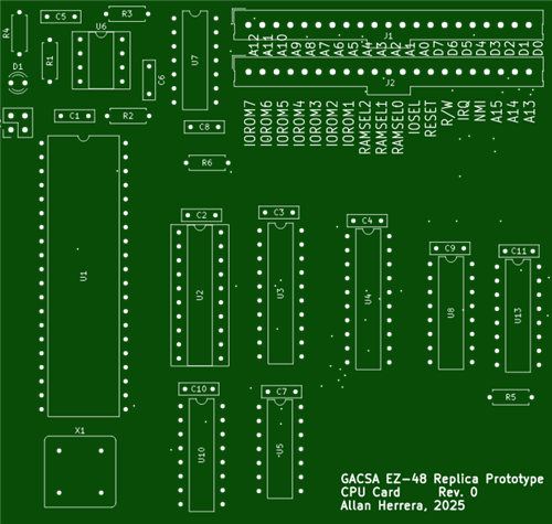 EZ-48 Prototype CPU Card