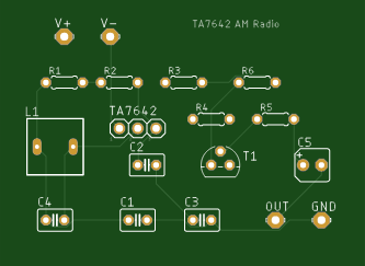 TA7642 Direct conversion Medium wave receiver