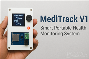 MediTrack V1 – Portable Health Monitoring System
