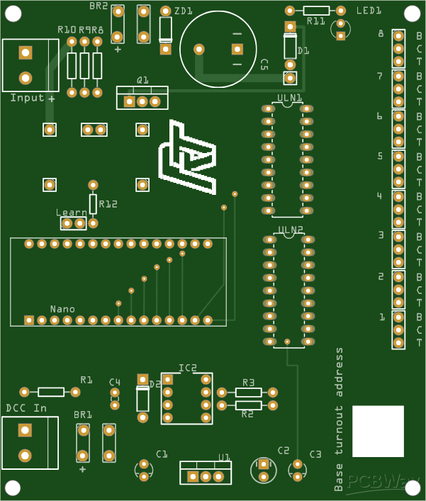 RT DCC Pulsed Turnout Decoder with capacitor discharge unit. - Share ...