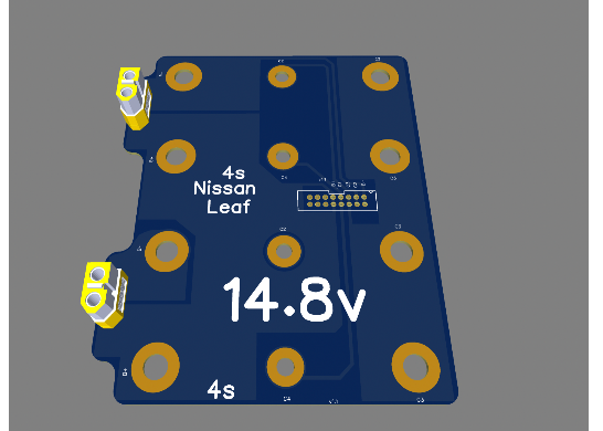 Double 3rd Gen Nissan Leaf Battery Module 14.8VDC 3rd PCB