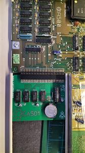512K Trapdoor memory expansion and Real Time Clock for Amiga 500