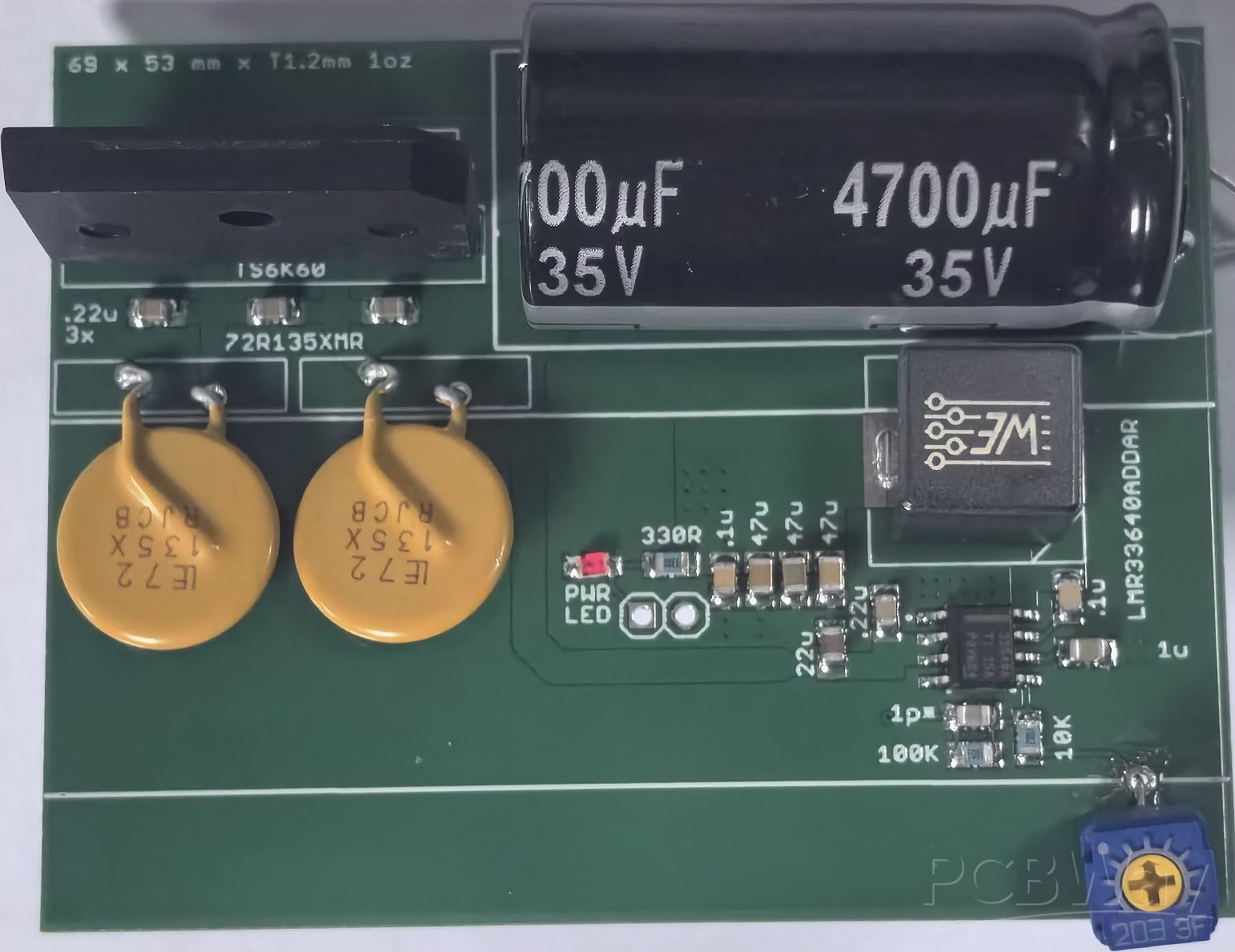Keelog Commodore 128 Power Supply - Modern Redesign With OLED Display & Touch Sensor
