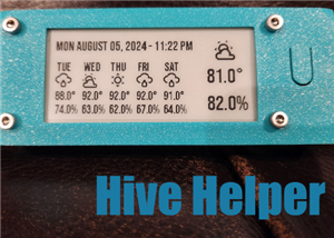 Hive Helper - Home Assistant epaper display