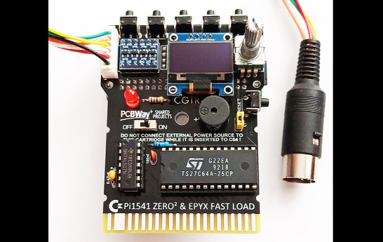 DIY) Pi1541 ZERO² + EPYX FAST LOAD CARTRIDGE for COMMODORE 64