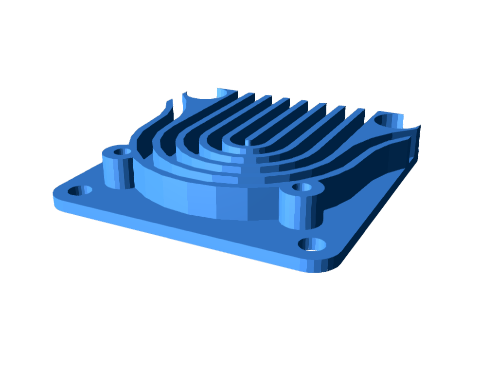 JAP v14 Head radiator assembly (Goliath hotend)