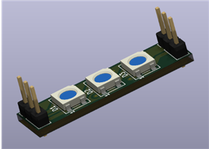 WS2812B module (tree LEDs)