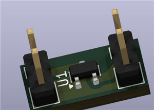 SOT-23 to 2.54mm pin fot MMBD914