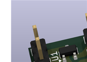 SOT-23 to 2.54mm pin fot MCP1792x-3302xCB