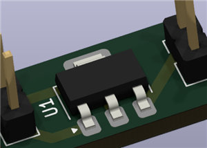 TO-261, SOT-223 to 2.54mm pin for LM317_SOT-223