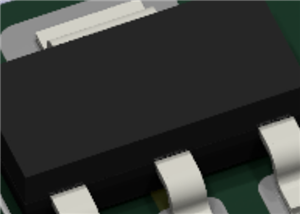 TO-261, SOT-223 to 2.54mm pin for LD1117S12TR_SOT223