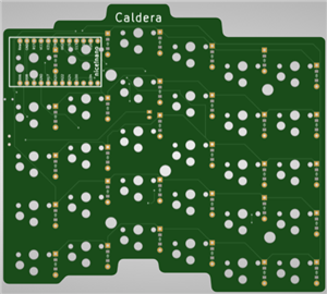 Caldera right keyboard