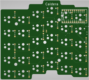 Caldera left keyboard