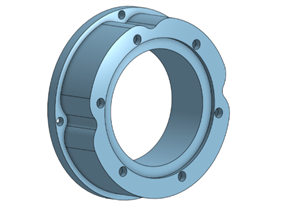 QS138 90H Motor to EZGO Diff Spline Adapter/Coupler