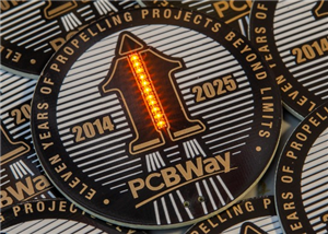 PCBWay 11-year Anniversary Badge