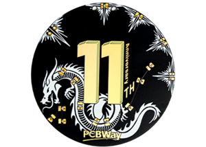PCBWay 11th Anniversary Badge