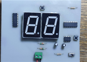2-digit counter and stop watch