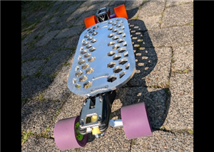 Aluminium mini Longboard - bracket Board for Travel