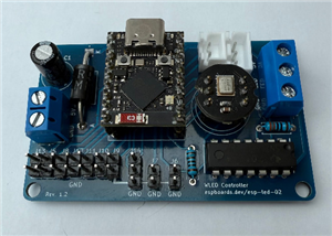 ESP-LED-02 Audio-Reactive WLED Controller with ESP32-S3 Supermini and THT Components
