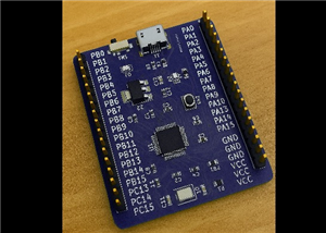 STM32F103C8T6 stand-alone board with USB port