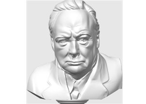 Sir Winston Leonard Spencer Churchill bust