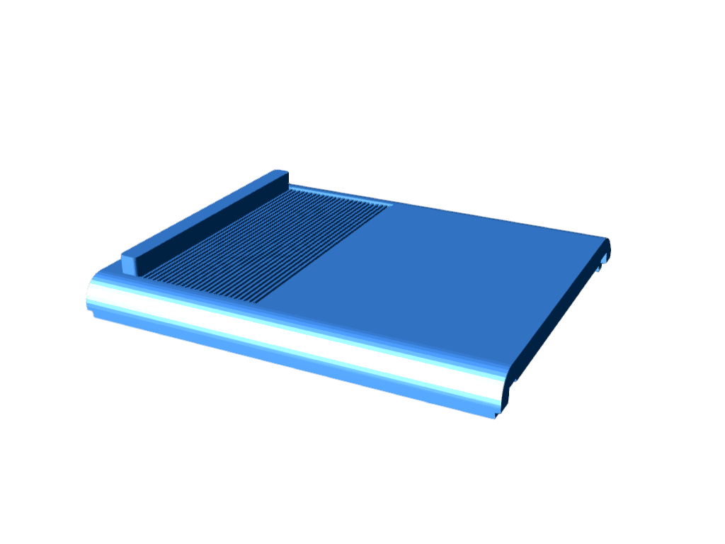 Rounded Atari XE Cart bottom case