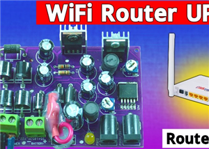 No Need Adapter 🤔 WiFi Router UPS Making with Transformer