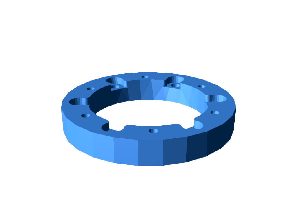 Steering Wheel Spacer 6xM5 Ø70mm