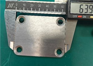 Neck Plate for Fender guitars equipped with threaded inserts and M5 bolts