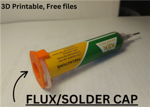Solder Paste/Flux Syringe Cap