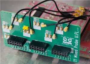 TinyTapeout Analog Breakout Frontplace (u.fl to u.fl)