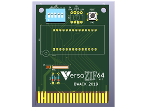 VersaZIF64 cartridge for Commodore 64