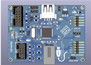 Amiga keyboard adapter