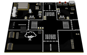 Traffic Light with Pedestrian Cross