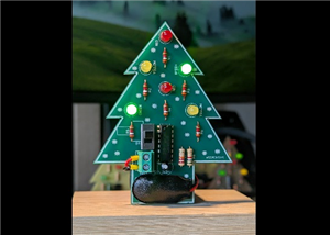 LED Christmastree with counter IC 4060