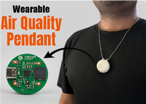 How to build a Wearable Air Quality Monitor Pendant using STM32 & SGP40 Sensor