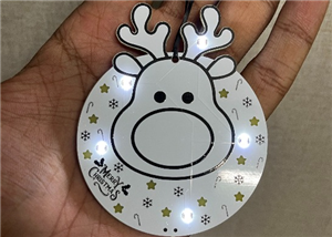 Reno LED PCB Christmas Tree Ornament